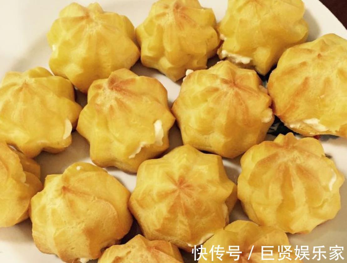 想吃奶油泡芙不用买,教你在家做,香甜细腻,甜而不腻,吃不够