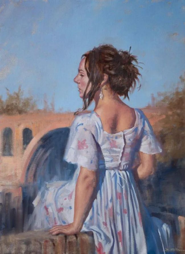 艺术学院$法国女画家:魅力独特的色粉味道