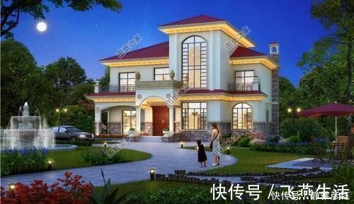 全家|高档农村二层别墅,时尚轻奢范,给全家人争光