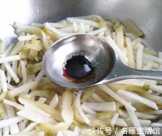美味|白萝卜炒榨菜，非常不错的一道美味