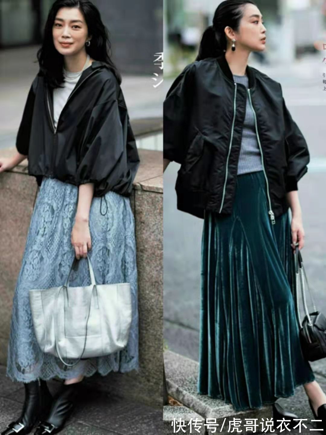 外套|秋季穿衣流行“露腰不露腿”，日系熟女亲自示范，优雅到骨子里