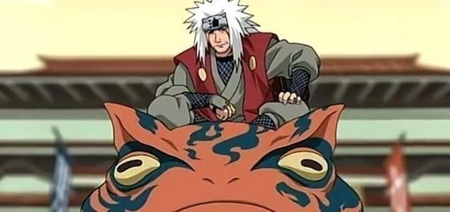 蛤蟆健|火影 蛤蟆老大的三个主人, 仅两个能骑在它头上, 自来也都不敢