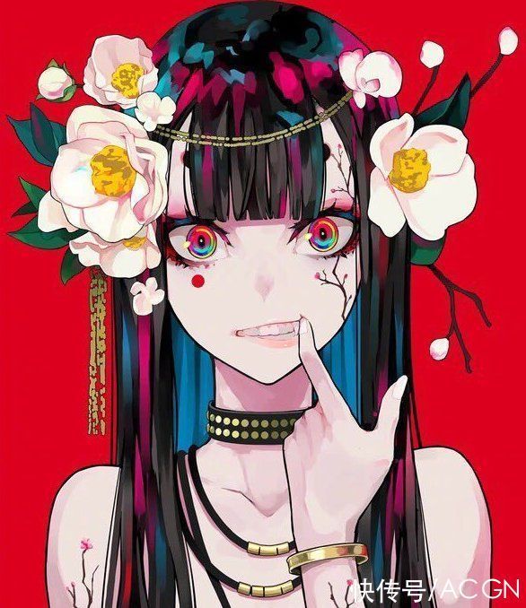 l这位画师笔下的妹子太戳我了,又爱又怕她们一口吃掉我