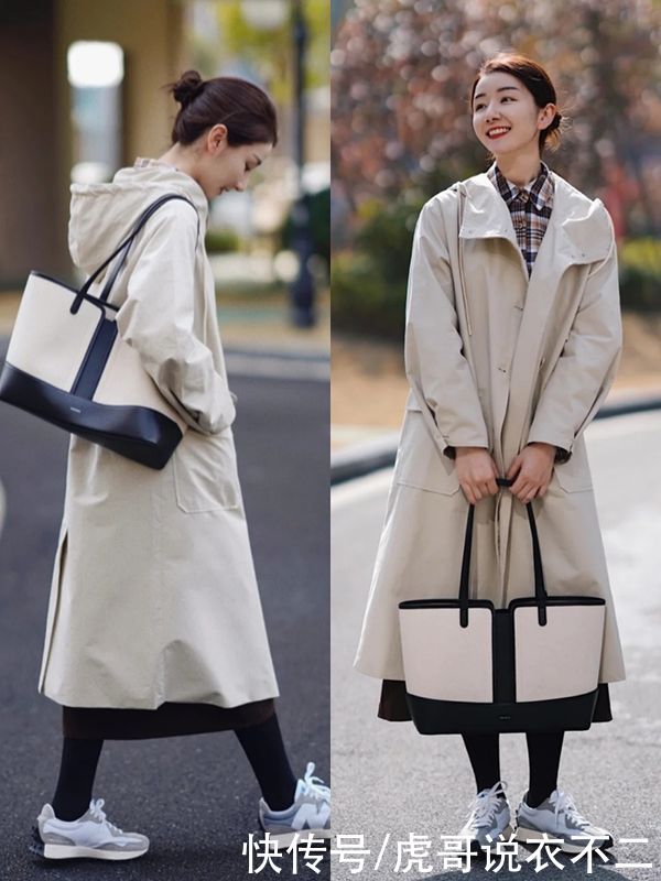 春季穿衣优雅最重要，试试她的搭配方案，轻松打造气质轻熟风