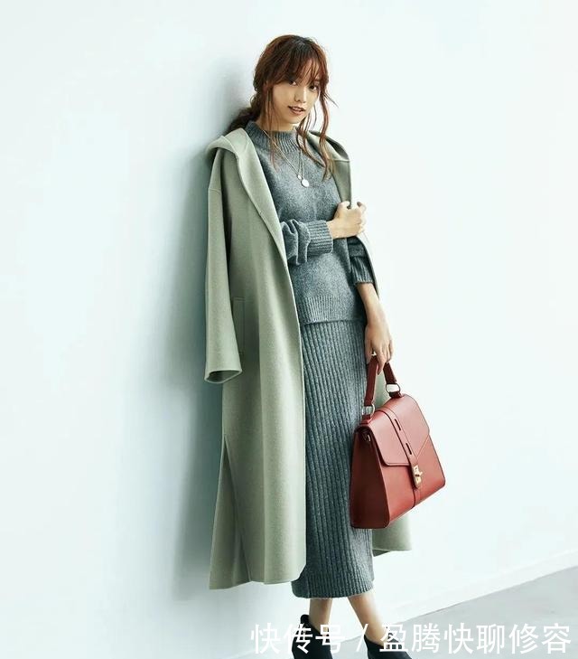互搭|大衣+裙子=冬天最优雅的女神装