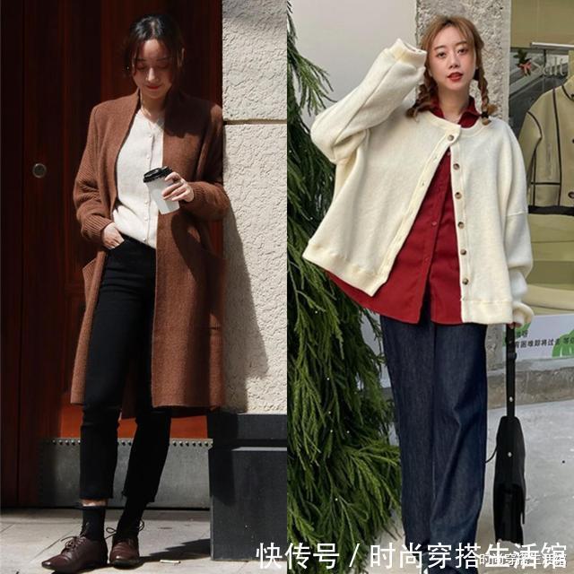 小开衫 春天流行的“小开衫”这样穿,简约大方又气质,太适合上班族了