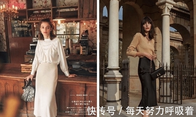 面裙|渣女裙下岗了 ！2021最流行穿“仙女缎面裙”，好看又高级！