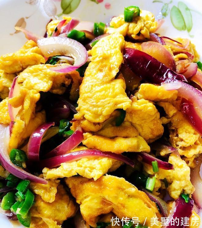 家常鸡蛋菜谱,香喷喷的洋葱炒鸡蛋,简单美味营养,吃不够