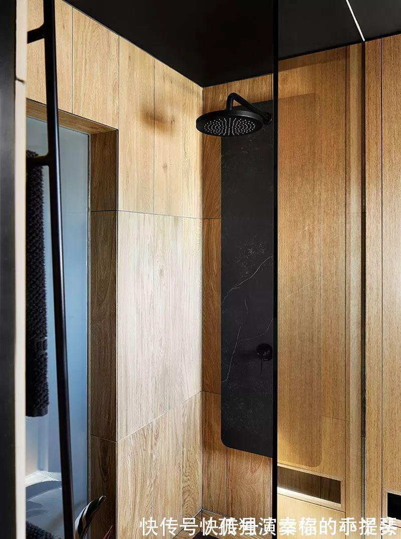 柜门|35㎡迷你小宅,定制柜解决全屋收纳,还有隐形餐桌!