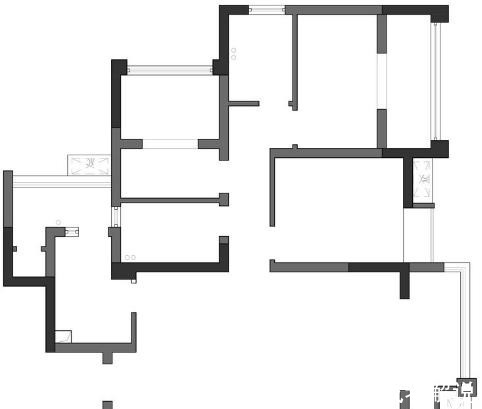 客厅|黑白灰装修风格真漂亮,100㎡低调简约设计,更贴近生活!