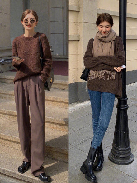 早春毛衣怎么穿？多种时髦的搭配方式供你选择，简约优雅还高级！