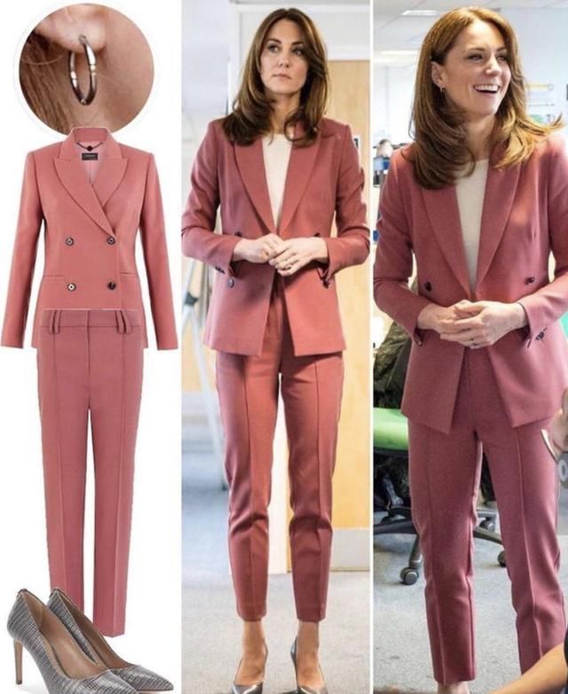 1米75的凯特穿裤装完败莱蒂齐亚和梅根,裤脚上做了小心机