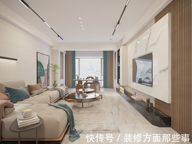 米色系|148㎡现代风,舒适与品质共存,尊重生活本身