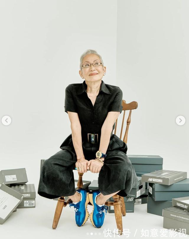 白衬衫|女人要体面活!68岁姥姥口红只用豆沙色,白衬衫必须搭珍珠项链