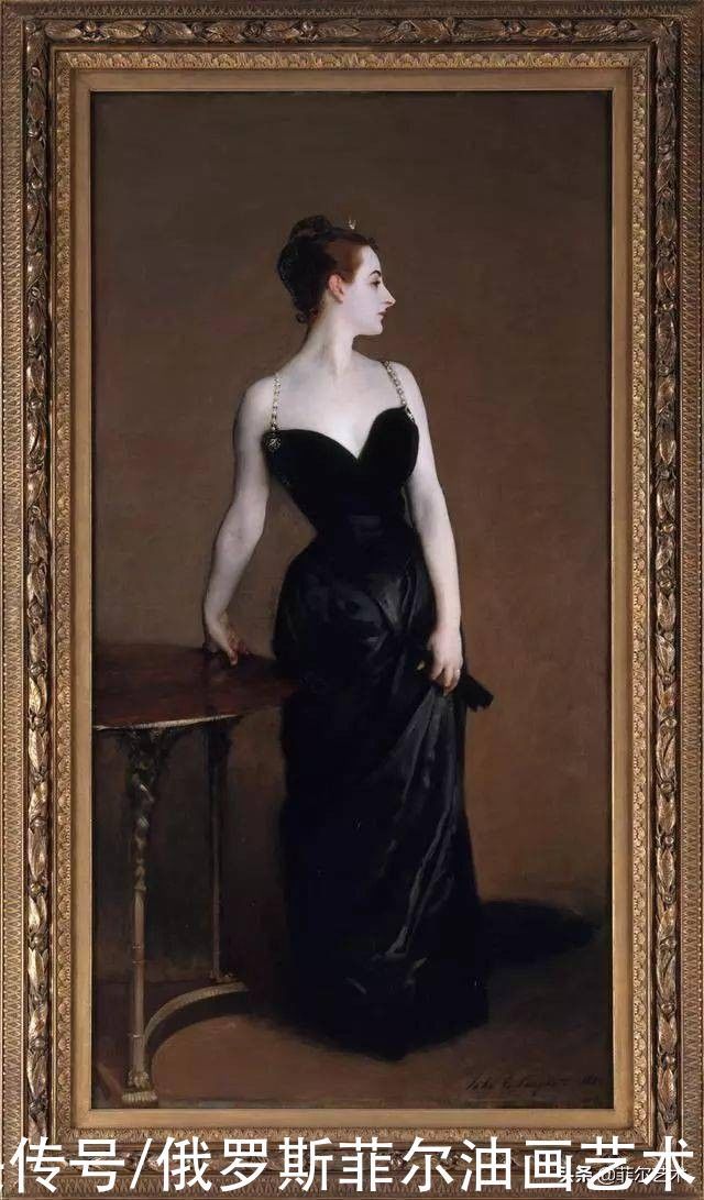 高特鲁夫人&美国伟大画家萨金特因《高特鲁夫人》作品,被法国艺术圈“封杀”