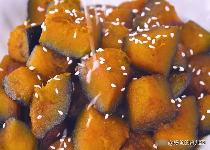 南瓜|干烧南瓜的好吃做法，软糯鲜香，美味营养，解馋的育儿家常菜