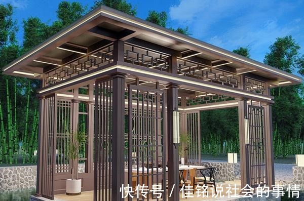 高品质|新中式凉亭让你感受恬静与惬意,品味生活的悠闲时光!