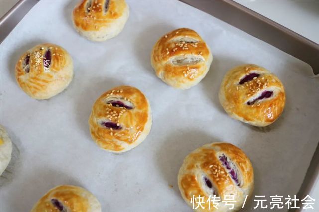 紫薯酥|这款懒人小饼要试试,不用揉面,做法简单,香酥好吃孩子喜欢