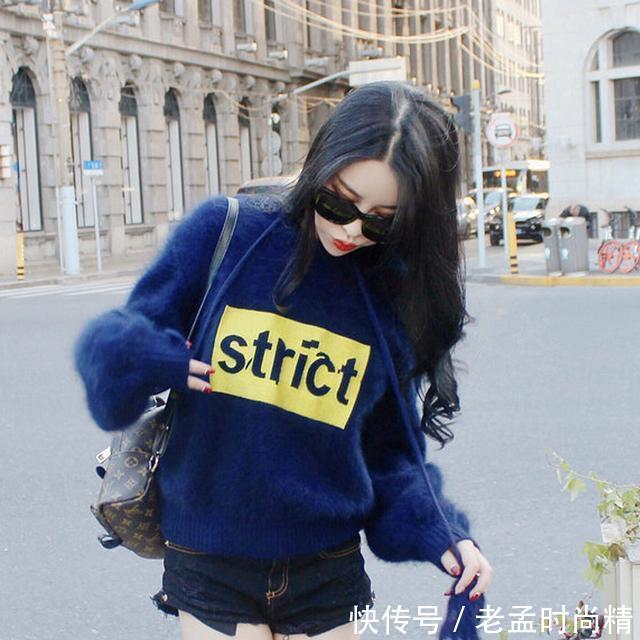 慵懒 今年流行温暖的貂绒毛衣,冬天穿出优雅的名媛气质