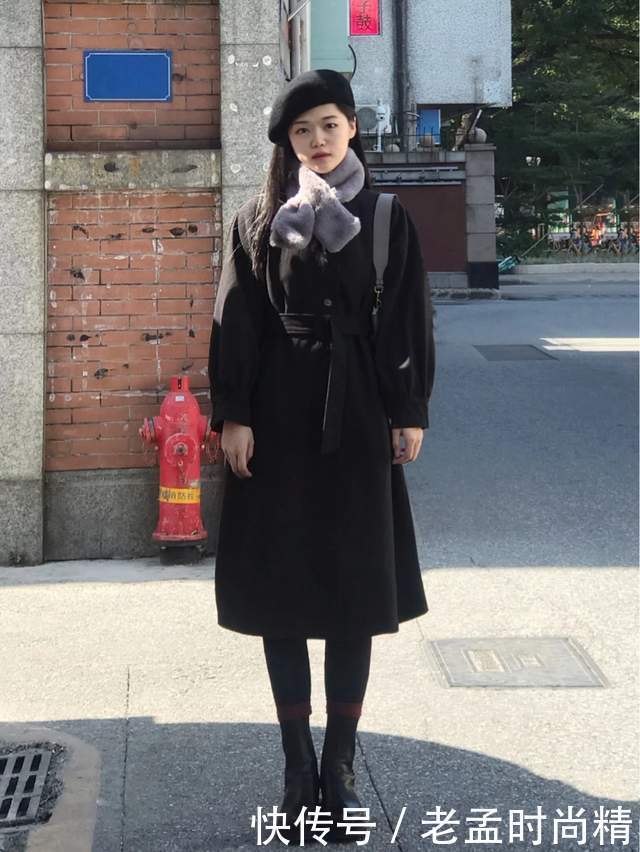 穿来穿去, 黑色大衣还是这3种搭法最时髦减龄, 一衣多穿好实用