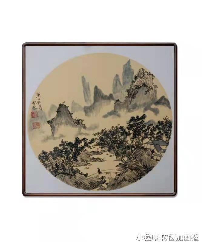 刘雪琴女士山水画深得陈泊清老师手授口传之下进步很快