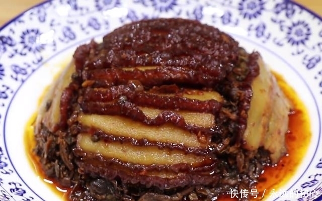 梅干菜|梅菜扣肉还是这样做好吃过瘾,软烂鲜香肥而不腻,吃过的都说美味