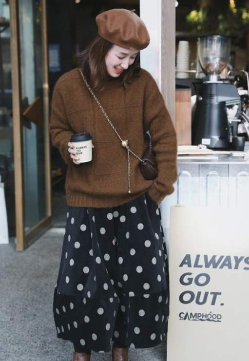 半身裙 这些才是适合普通人的针织衫穿搭,简约随性又时髦,保暖舒适