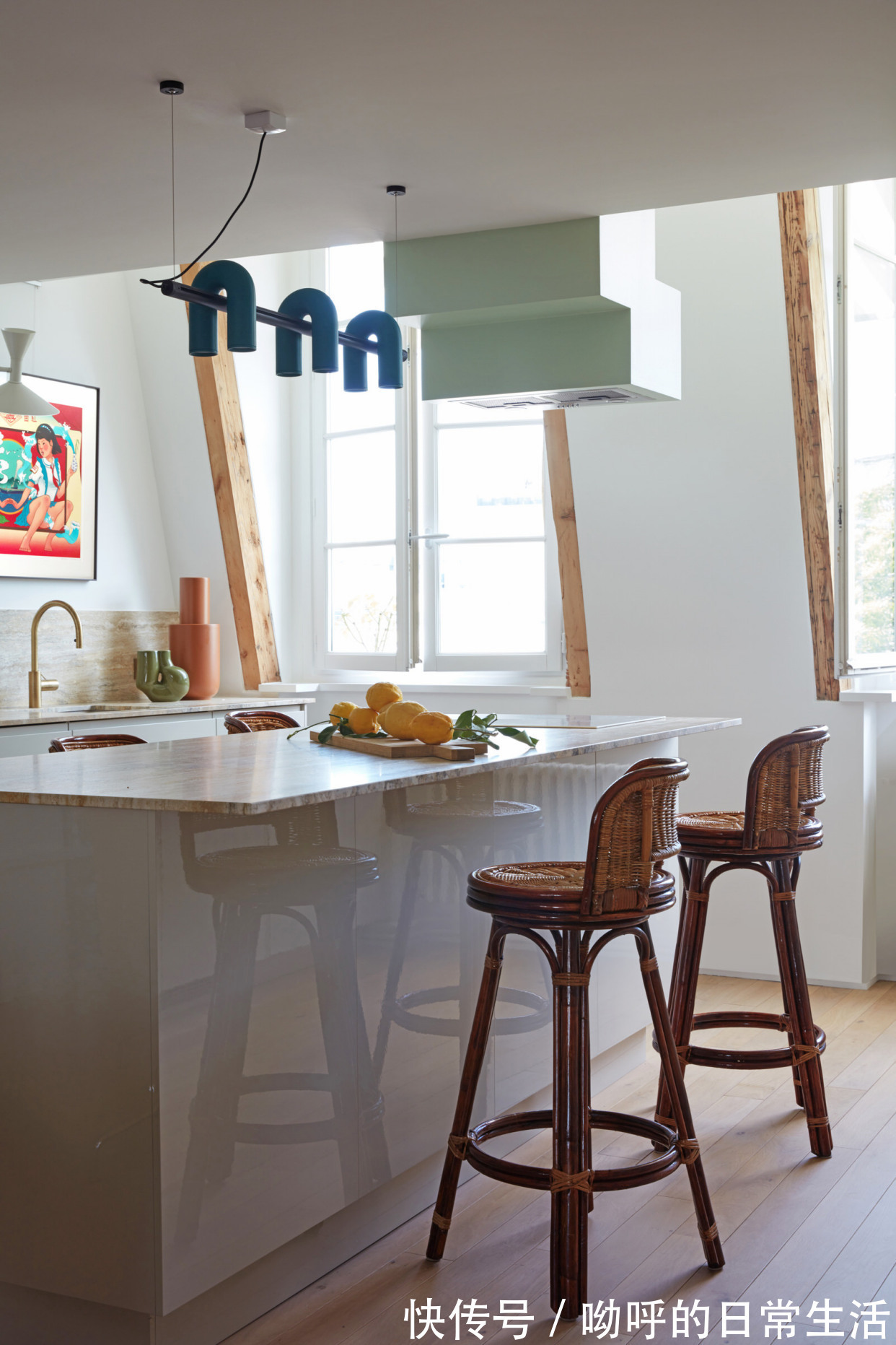 木镶板|Manuelle Gautrand丨 巴黎日晷公寓