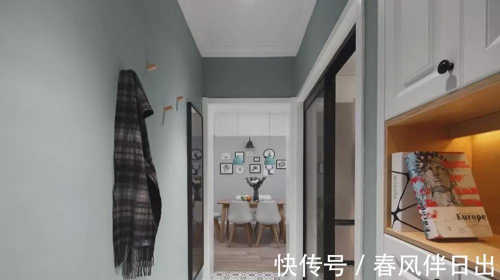 配色|91㎡舒适北欧3室，灰、白与木配色带着一份沁透心脾的舒柔和爽朗