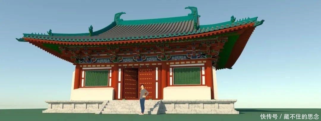 SU|营造视野:五代遗珍—仿镇国寺万佛殿和大云院弥陀殿SU模型赏析