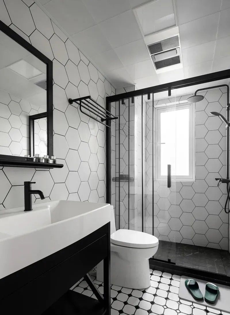 卫生间|110平温馨北欧风