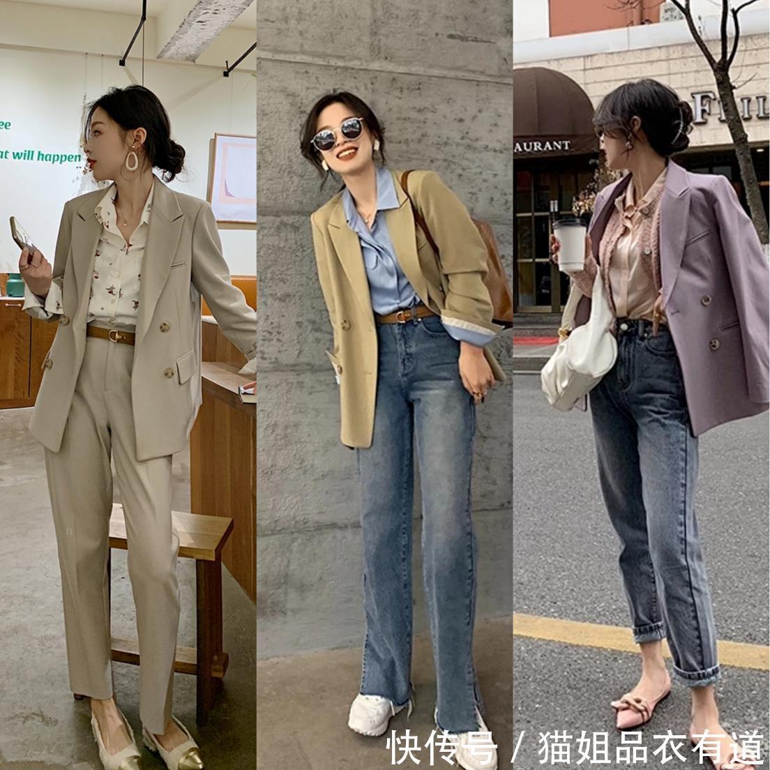 仅158cm高、一个孩子的辣妈,看她的职场穿搭,值得中年女人借鉴