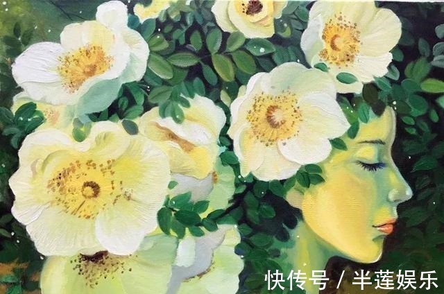 张俊莉$女孩瘫痪在床,自学绘画34年,网友:真正的艺术家
