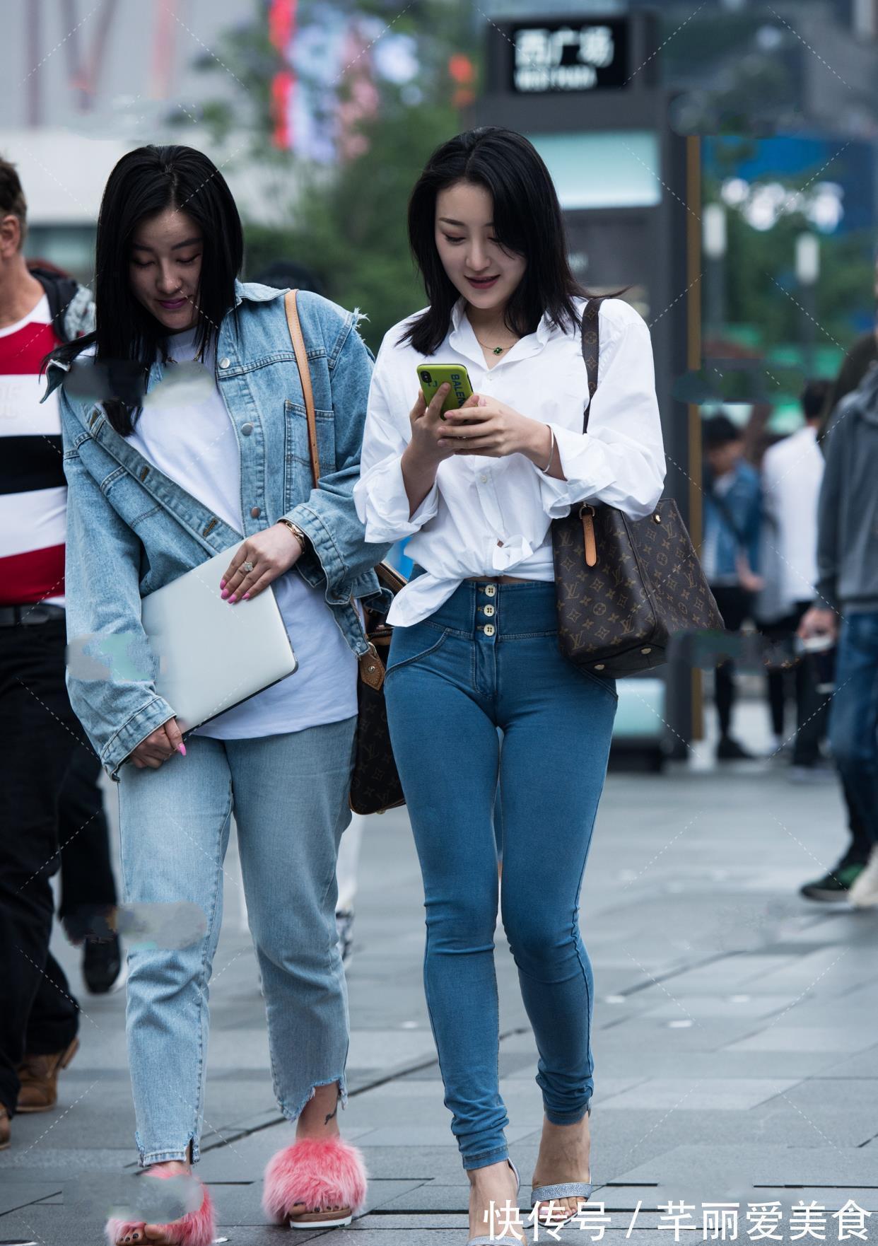 单品 百搭衬衫搭配牛仔裤,简约随性又舒服,尽显知性美感