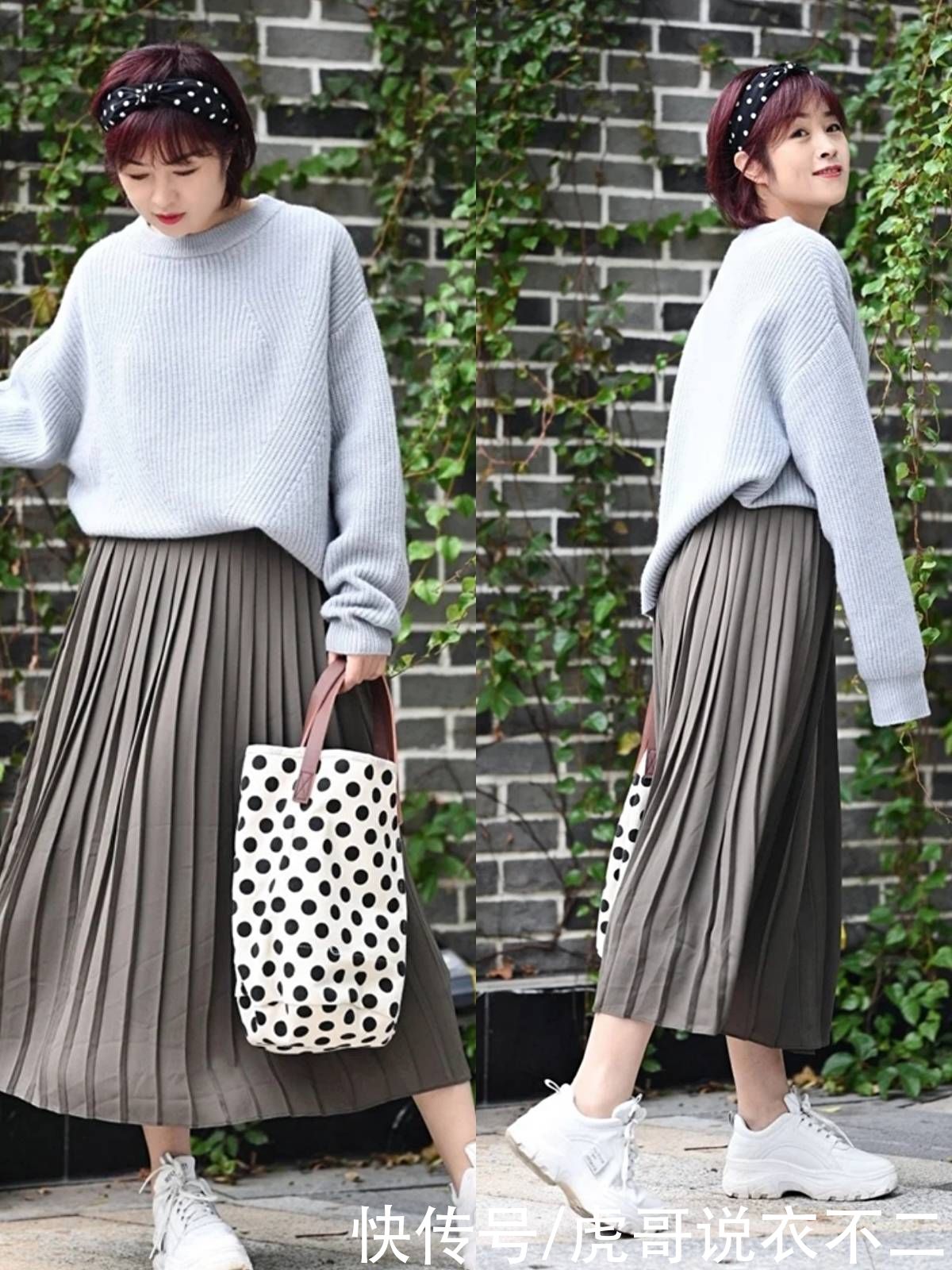 小个子+减龄搭配，年过50依旧美如“少女”，这位大妈厉害了