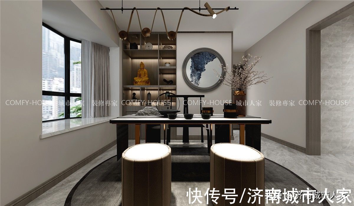 装修|世纪佳园130平现代风格装修效果图