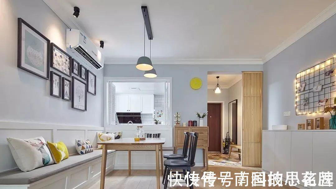 矮墙|还在抱怨你家小户型餐厅不够坐?好多人都装餐厅卡座了,美观实用