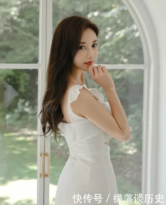 弧线|美图欣赏:孙允珠,梦幻绫罗芳雪幽彩弧线鱼尾裙