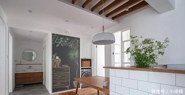 冰雪公主|参观同事新房,一进门就被迷住,头一次见洗衣机放餐厅,太惊艳了