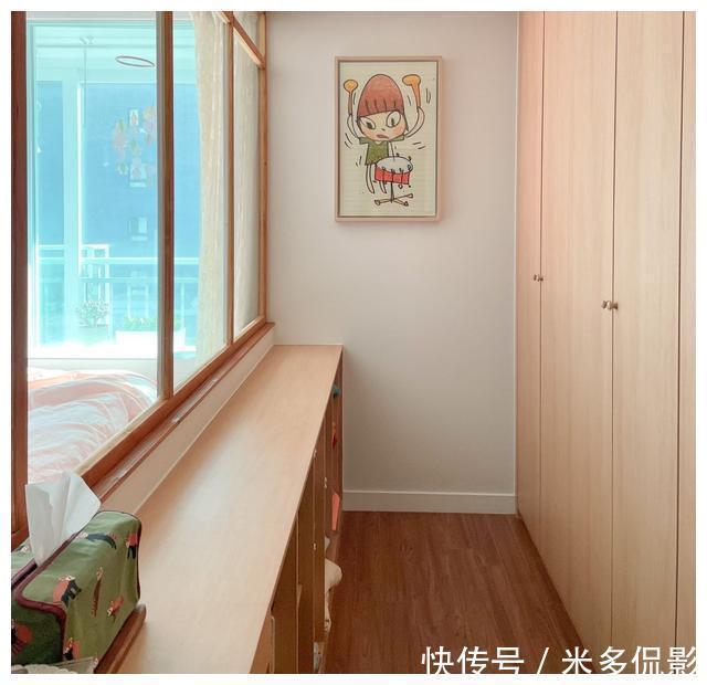 三口之家|120㎡复古风,胡桃木+白的配色干净又养眼,三口之家的简单生活!