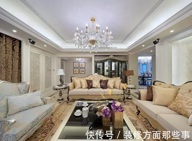 三居室|160平欧式三居室,夜幕下一盏鹿角壁灯让人觉得温馨