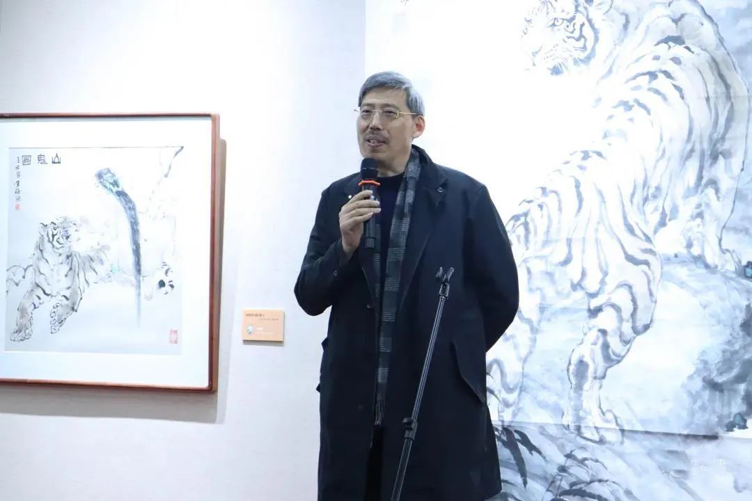 美术家协会#“虎虎生气——何业琦中国水墨画展”在陶氏艺术馆温暖开幕