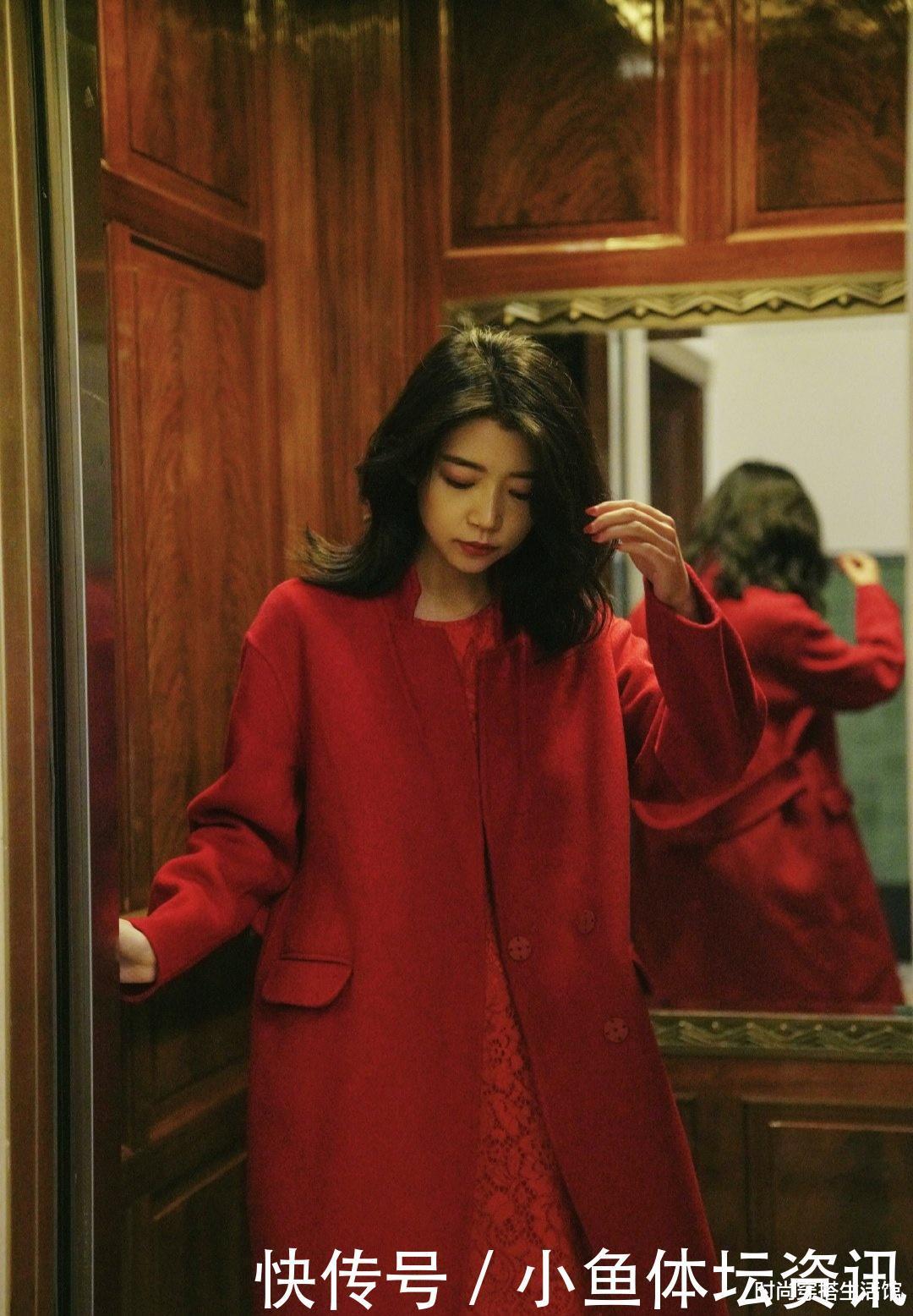 大衣|风衣已不兴了,今冬流行的“羊羔绒大衣”,瞧三木这样穿美极了