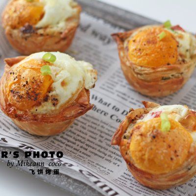 你黄金酥脆飞饼烤蛋的正宗做法，简单几步，越吃越上瘾