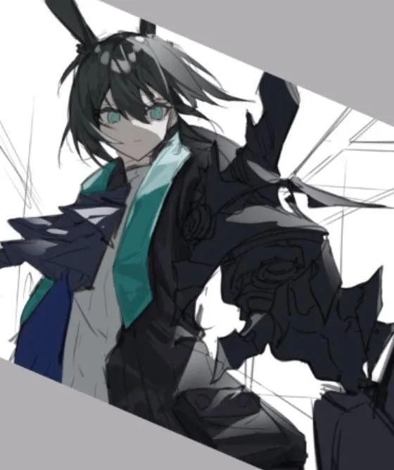  米娅|54张步骤图，带你绘制一个帅气的伪厚涂阿米娅