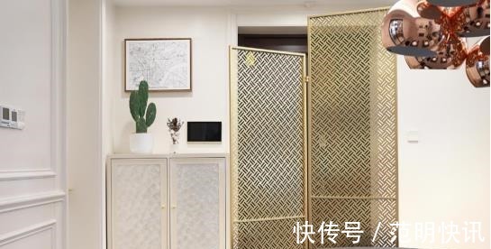 玻璃门|115㎡美式轻奢住宅,沉稳华丽大气,还有这么大的衣帽间!