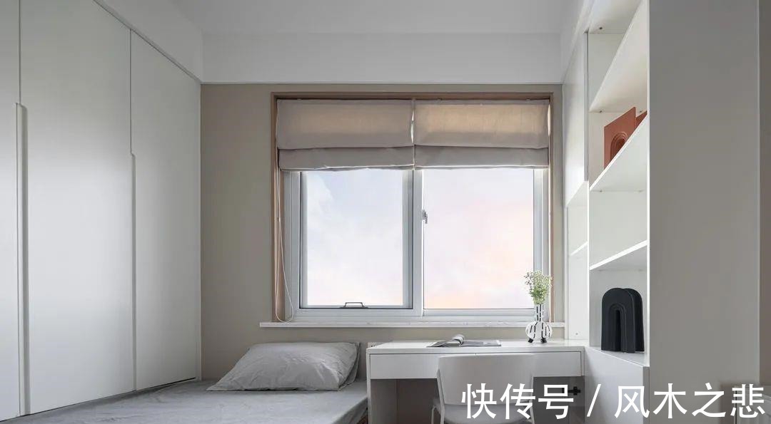 门洞|109㎡四口之家,全屋配色太清爽,三室两厅不压抑!