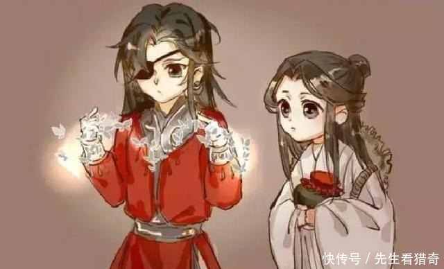 独特|《天官赐福》动画化，花城灵蝶独特示爱，谢怜眉开眼笑！