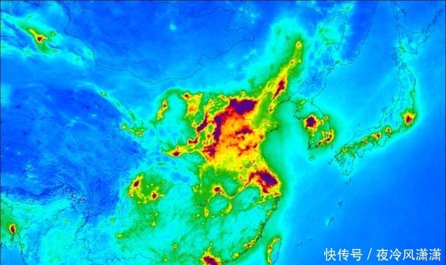 n卫星绘制全球二氧化氮！德国英国一片“紫红”，中国比日本占比大