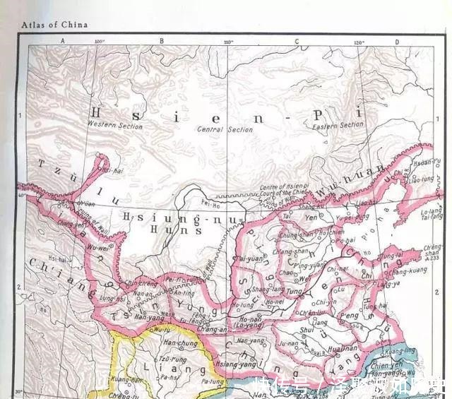 地图|美国哈佛版中国历史地图，与国内版差异大，主要朝代对比